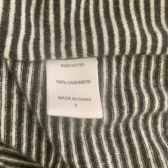 Brochu Walker Striped Cashmere Sweater Size S - Picture 4 of 5